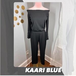 NWT Kaari Blue Off The Shoulder Jumpsuit